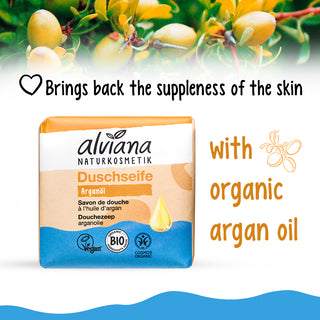 ALVIANA Shower Soap Argan Oil, 100 g