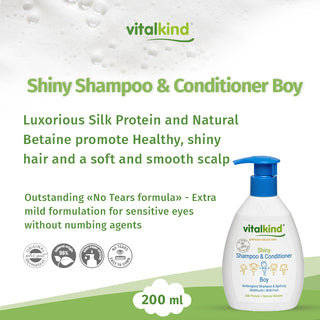 Vitalkind Boy Shiny Shampoo & Conditioner | Soft & Tangle-Free — 200ml