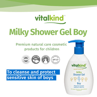 Vitalkind Boy Milky Shower Gel | Gentle & Nourishing — 200ml