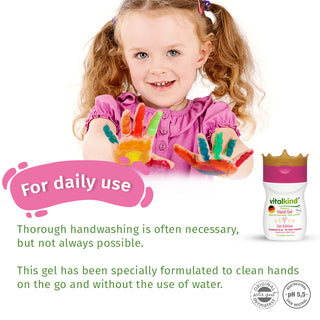 Vitalkind Girl Hygiene Hand Gel | Alcohol-Free & On-the-Go — 40ml