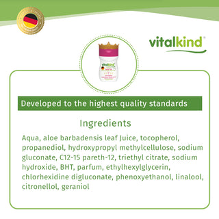 Vitalkind Girl Hygiene Hand Gel | Alcohol-Free & On-the-Go — 40ml