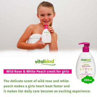 Vitalkind Girl Vitamin Body Lotion | Soft & Nourishing — 200ml