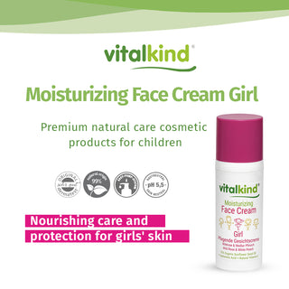 Vitalkind Girl Moisturizing Face Cream | Hydrating & Protective — 50ml