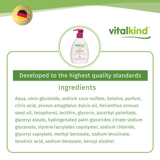 Vitalkind Girl Milky Bubble Bath | Fun & Gentle Foam — 200ml