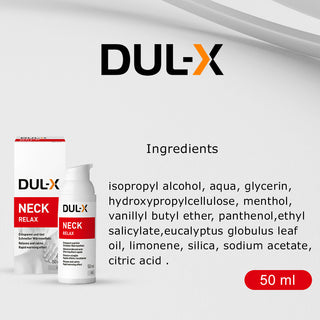DUL-X Neck Relax Gel | Cooling & Warming for Neck & Shoulders, 50 ml sale