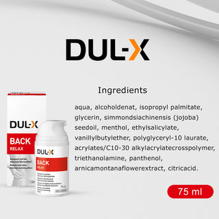 DUL-X Back Relax Gel-Crème | Cooling & Warming for Back, 75 ml sale