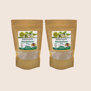 Organic Acacia Fibre Powder Dietary Supplement, 2 × 600 g