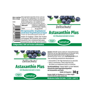 Astaxanthin Plus, Sanatur 60 capsules (30 g) Set x2