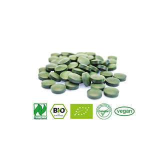 BioSpirulina & BioChlorella Sanatur Naturland approx. 750 tablets = 300 g Set x2