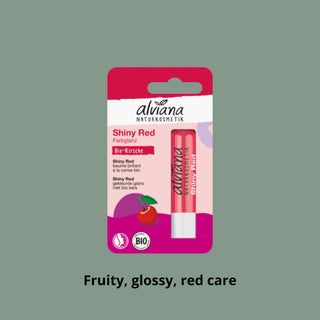 ALVIANA Lip Balm Shiny Red, 4,5 g