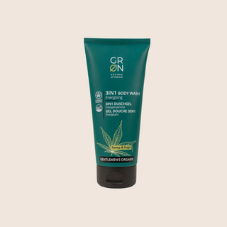 GRN For Men 3-in-1 Body Wash Hemp & Hops, COSMOS Organic, 200 ml