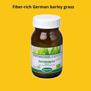 Sanatur Organic Barley Grass Powder — 90g for Detox & Vitality sale