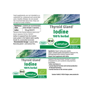 Iodine BIO, Sanatur 100 %, 60 capsules 33 g sale