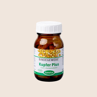 Sanatur Copper Plus — 60 Capsules with Copper & Manganese from Buckwheat Germ