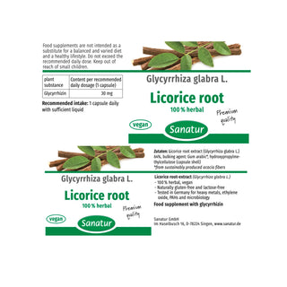 Sanatur Licorice Root Extract Value Bundle – 2 × 60 Capsules