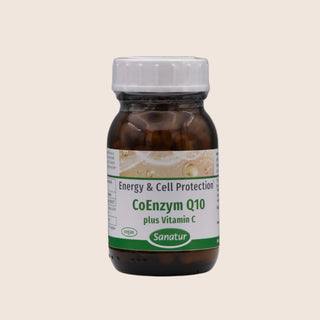 CoEnzyme Q10 + Vitamin C Supplement, 100 Capsules