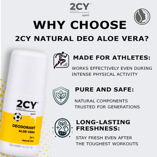 2CY COSMETICS Deodorant Aloe Vera, 50 ml