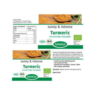 Organic Turmeric Powder, 160 g