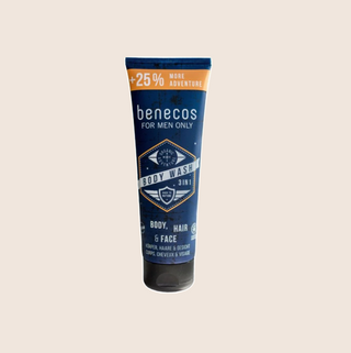 benecos for men only 3-in-1 Body Wash, Verbena & Lavandin, 250ml