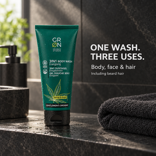 GRN For Men 3-in-1 wash for body, face and hair, including beard hair
