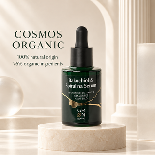 GRN Bakuchiol & Spirulina Serum, COSMOS Organic, 30 ml