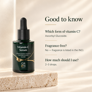 GRN Vitamin C Serum, COSMOS Organic, 30 ml