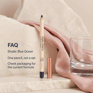 GRN Blue Ocean kajal FAQ: one pencil, check packaging for current formula