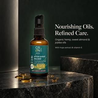 GRN For Men After Shave Balm 50 ml with organic hemp, sweet almond and jojoba oils