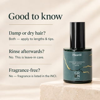 GRN Hair Oil, COSMOS Organic, 50 ml