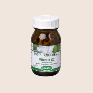 Sanatur Vitamin K2 MK-7 — 90 Capsules | K2VITAL® Delta | Bones & Heart | Made in Germany