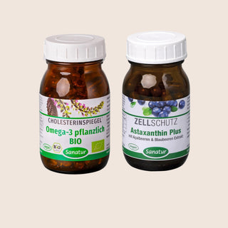 VitalSynergy Set: Omega-3 herbal  plus Astaxanthin Sanatur