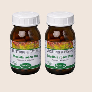 Sanatur Rhodiola Rosea Plus Value Bundle – 2 × 180 Capsules
