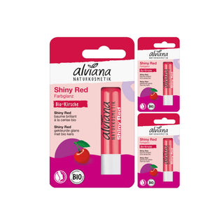ALVIANA Lip Balm Shiny Red, 4,5 g